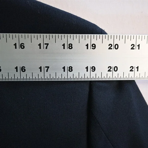 Wimbledon 40S Navy Blue‎ Hopsack Gold Button Mens Blazer Sport Coat Jacket